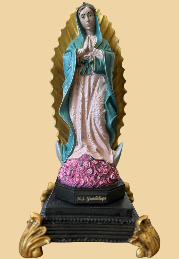 Nossa Senhora de Guadalupe com Rosas - 21cm