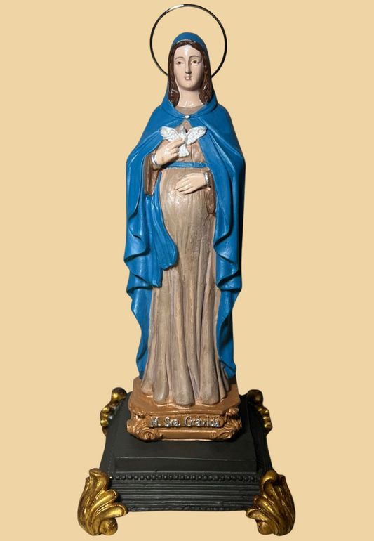 Nossa Senhora Grávida - Resplendor - 22cm